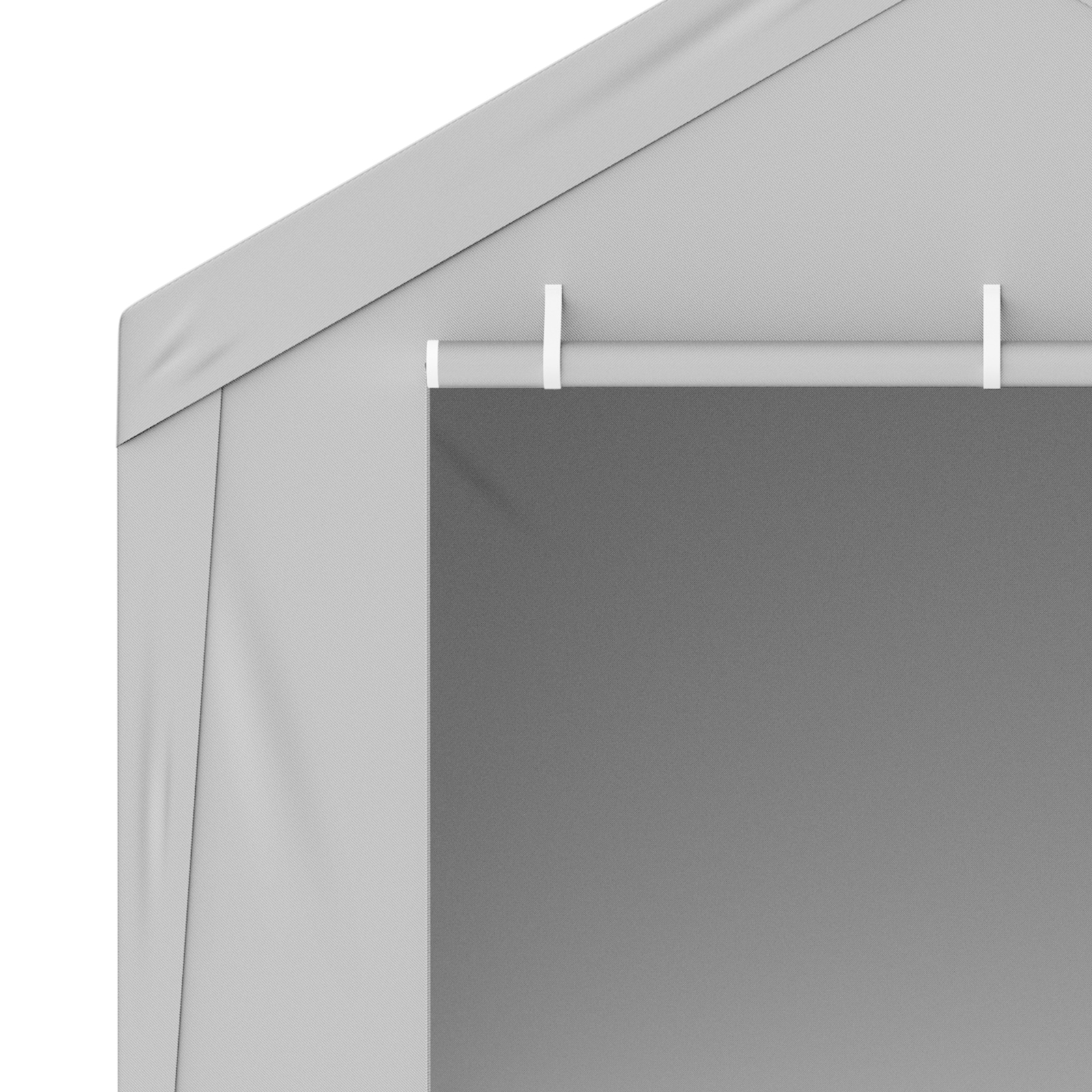 Carport Replacement Canopy Cover With Side Wall, Heavy-duty Tarp_voghion.com